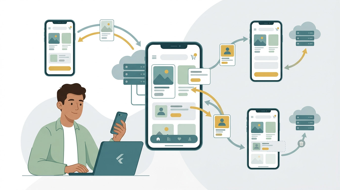 أنواع طلبات API في Flutter: شرح GET وPOST وPUT وDELETE