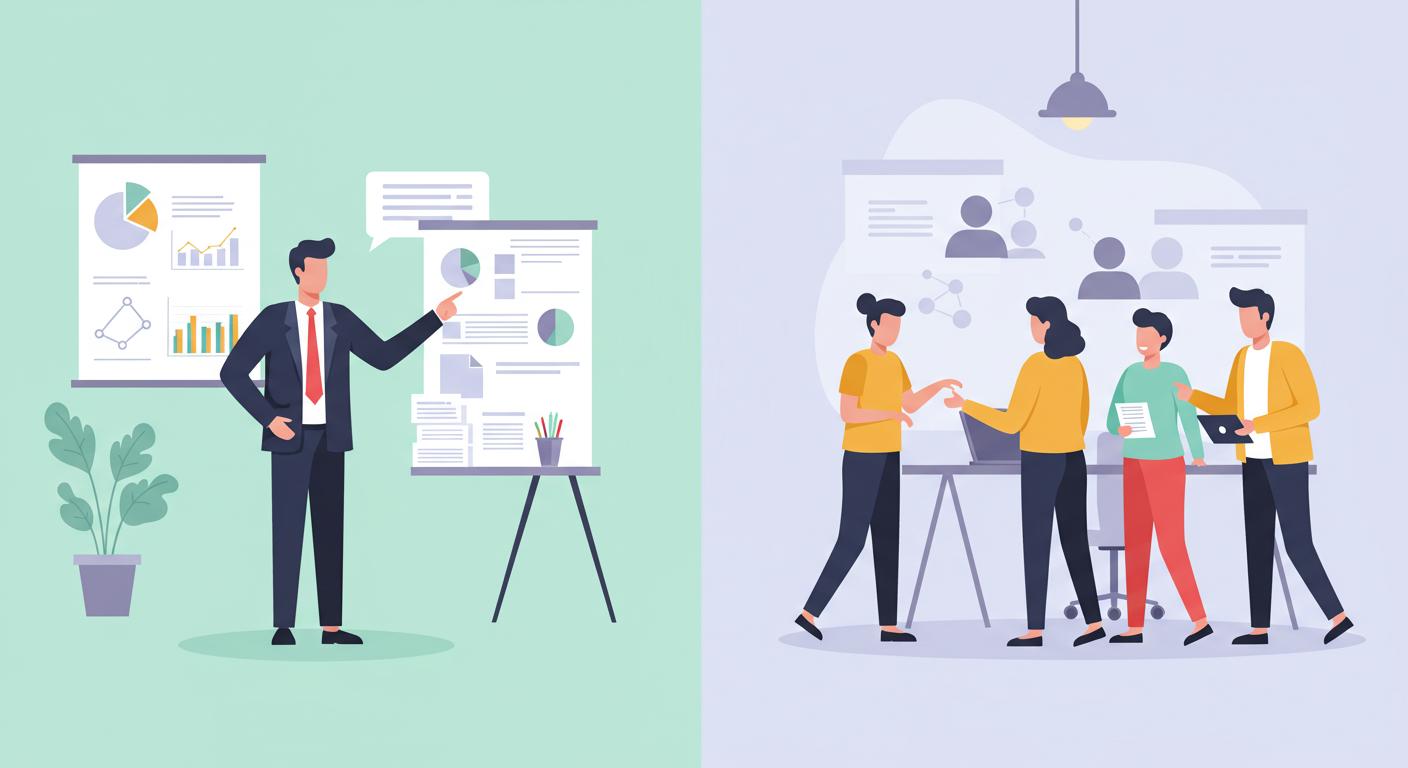 قبل أن تُشرف على فريق... تعرّف أولًا: هل أنت قائد أم مدير؟