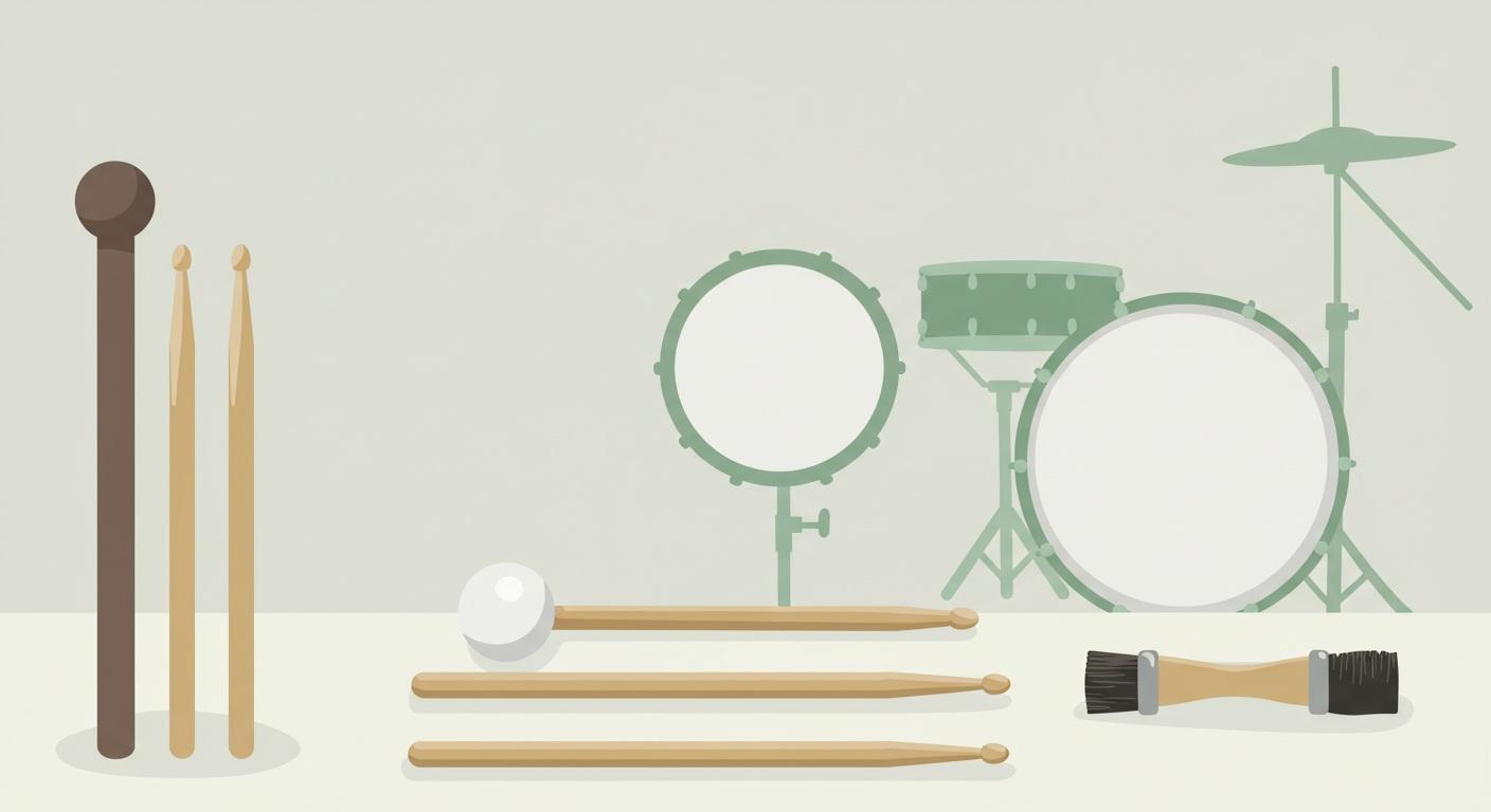 ما أنواع عصا الطبل وكيف تختار الأنسب؟ دليل العازف المتمكّن