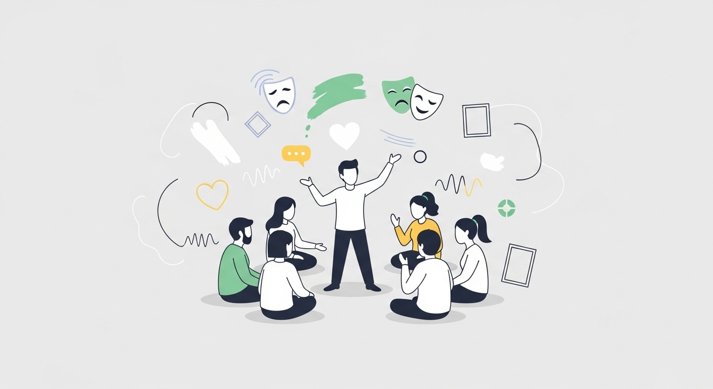 ما هي السيكودراما؟ رحلة العلاج بالفن واكتشاف الذات من خلال التمثيل