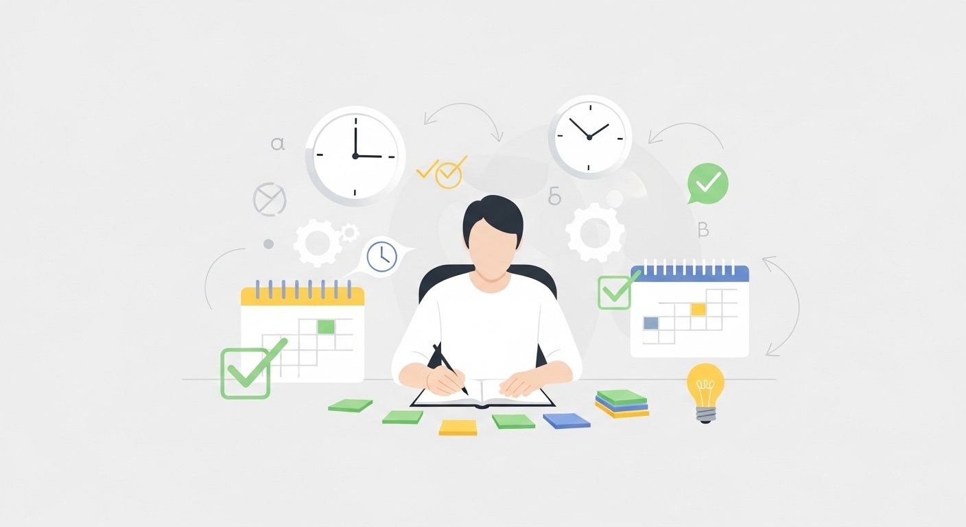 دليل عملي لإدارة الوقت: من ترتيب أولويّاتك إلى تطبيق تقنية الطماطم!