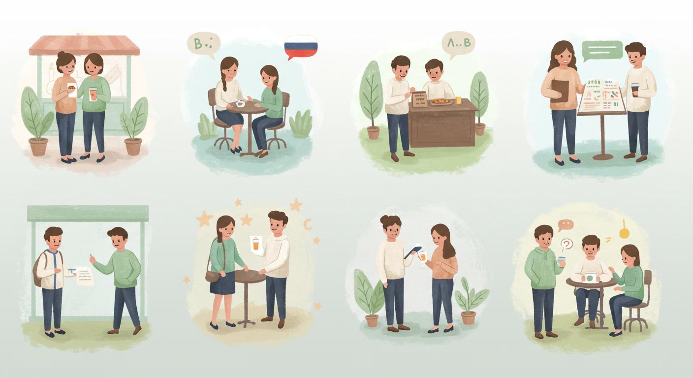 أشهر الكلمات الروسية ونطقها بالعربية: للمواصلات، المطاعم، والتسوُّق