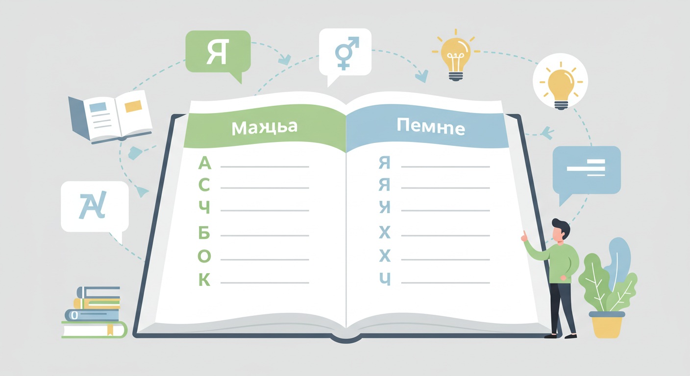 كيف تحدد جنس الاسم في اللغة الروسية؟ المذكر والمؤنث والمحايد