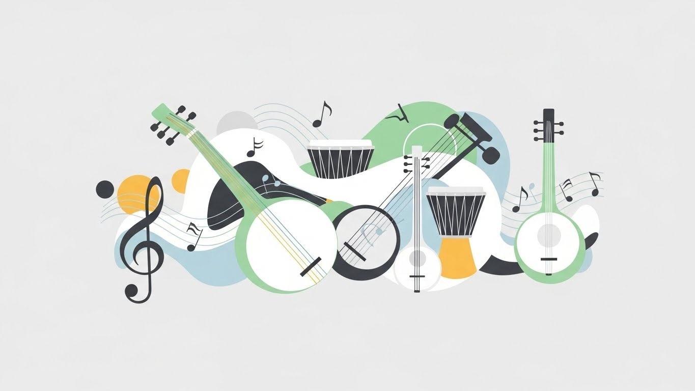 ما أشهر الآلات الموسيقية الشعبية العربية؟ من الدف إلى الصاجات