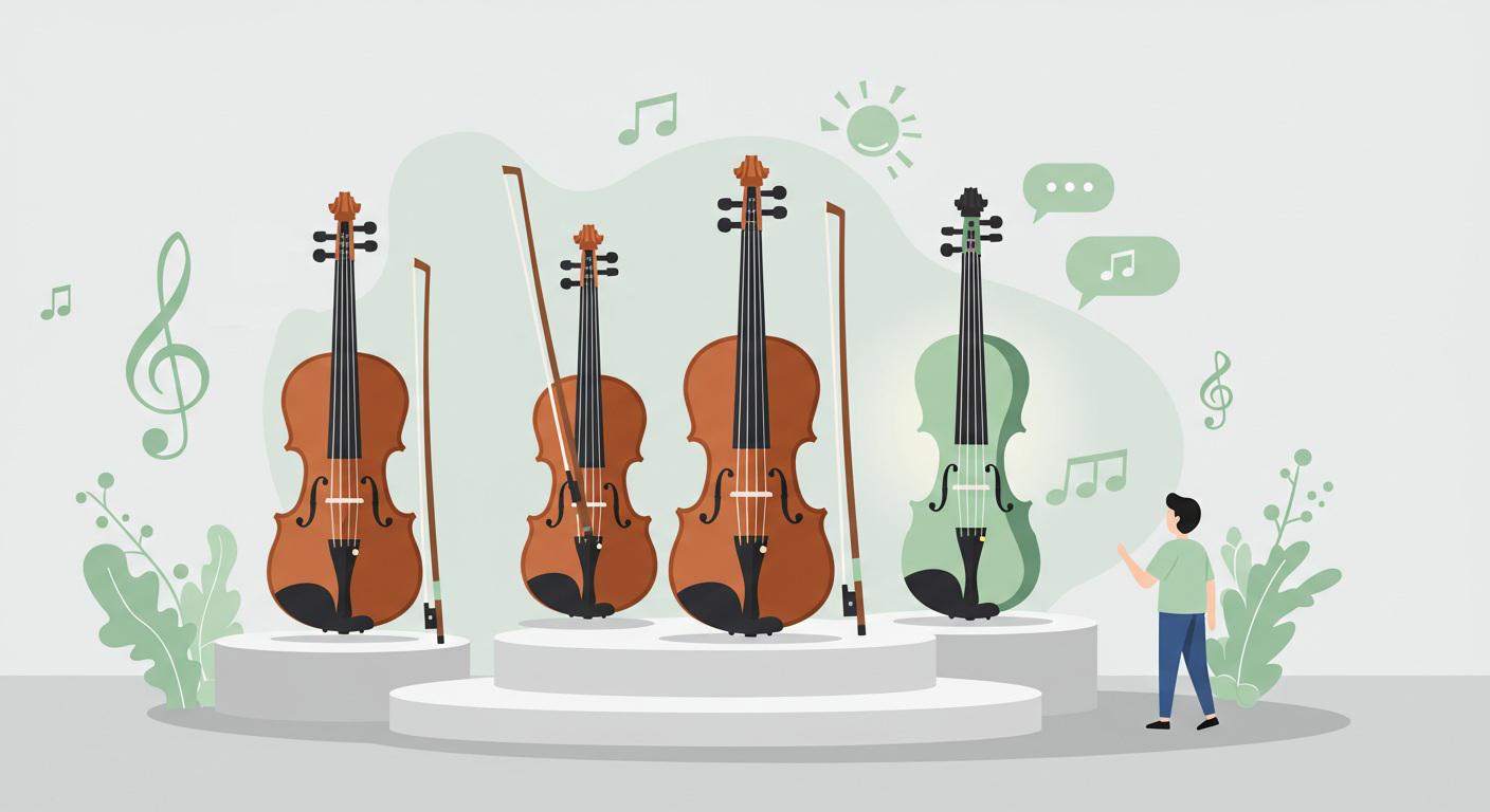 10 أنواع كمان للمبتدئين مع المميزات والعيوب: أيّها الأنسب لك؟