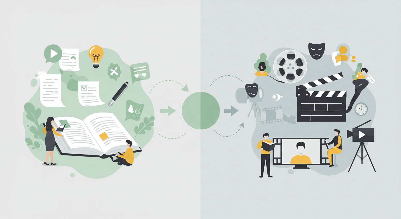 الرواية الأدبية أم السينمائية؟ تعلم 6 اختلافات تحدّد أسلوب كلٍّ منهما