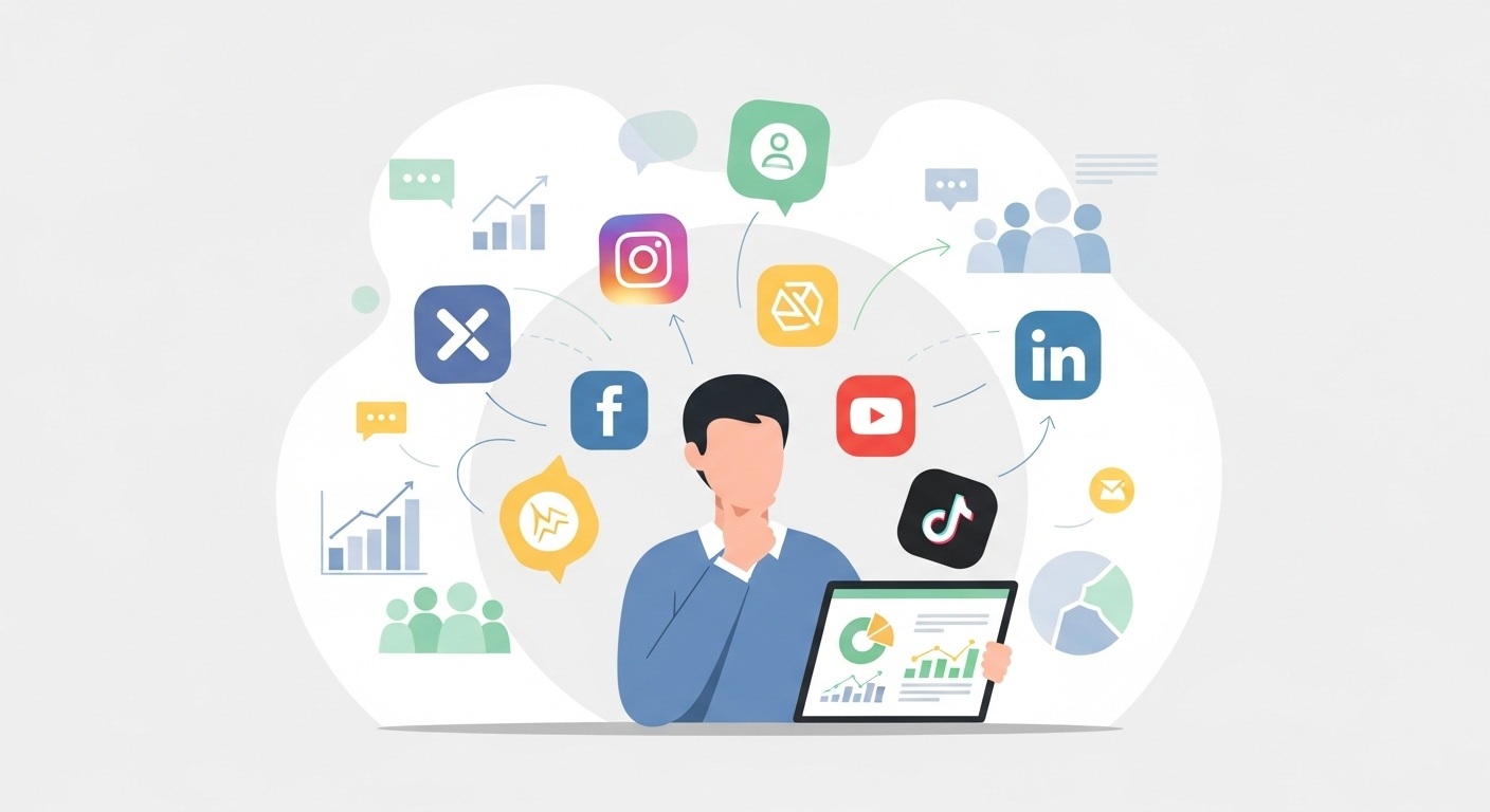 أي منصة تناسب عملك أكثر: فيسبوك أم إنستجرام أم لينكدإن؟