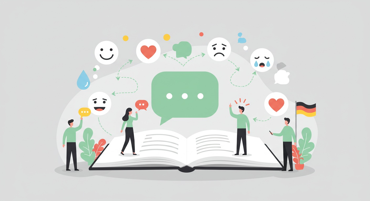 كيف تقول ما تشعر به بالألمانية؟ عبارات ومفردات لكل المشاعر