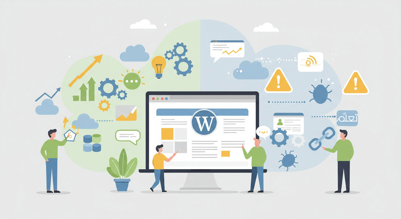 ووردبريس تحت المجهر: هل هو الخيار الأمثل لموقعك الأول؟