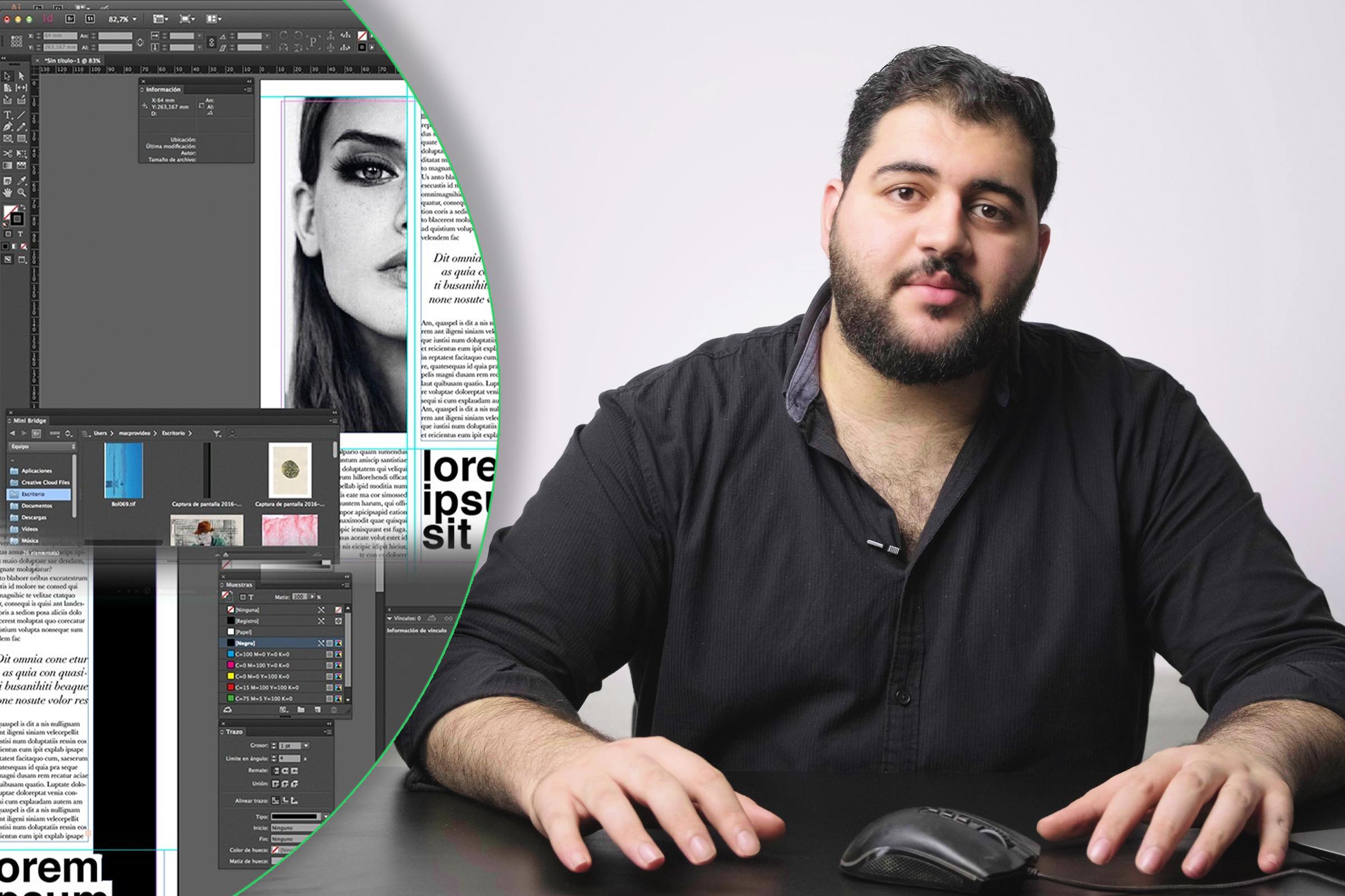 دورة Adobe InDesign للمبتدئين: فن التخطيط والطباعة